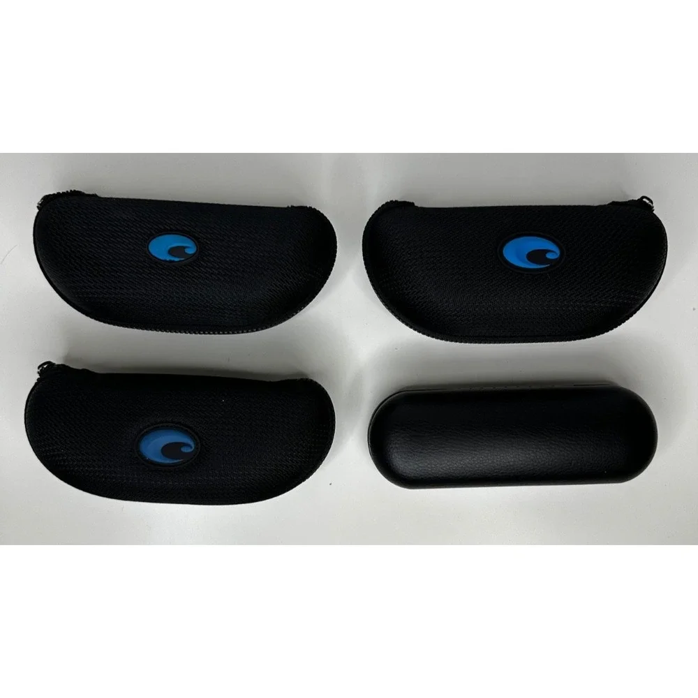 Costa Del Mar Oakley Sunglass Case Lot 4 Polishing Cloth zipper